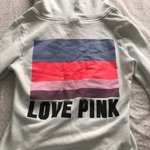 pink/ vs white jacket